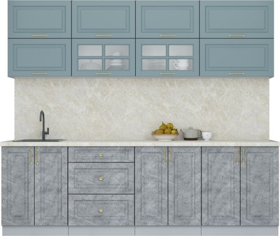 Кухонный гарнитур Интерлиния Мила Шато 2.5Б - фото