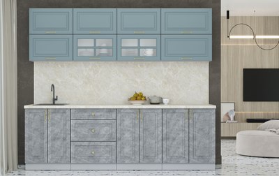 Кухонный гарнитур Интерлиния Мила Шато 2.5Б