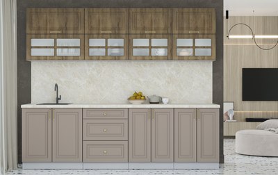 Кухонный гарнитур Интерлиния Мила Шато 2.6Б