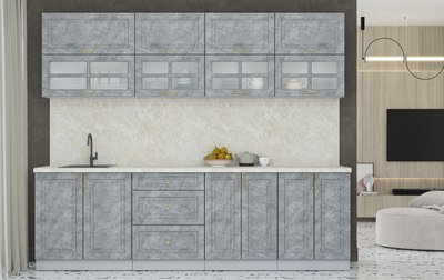 Кухонный гарнитур Интерлиния Мила Шато 2.6Б