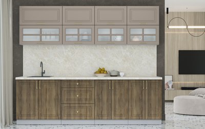 Кухонный гарнитур Интерлиния Мила Шато 2.6Б