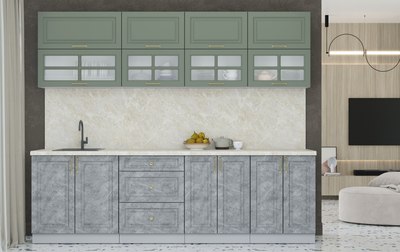 Кухонный гарнитур Интерлиния Мила Шато 2.6Б