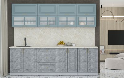 Кухонный гарнитур Интерлиния Мила Шато 2.6Б