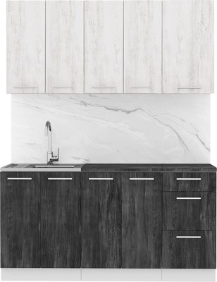 Кухонный гарнитур Артём-Мебель Оля СН-114 без стекла МДФ 1.6/3м  - фото