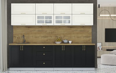 Кухонный гарнитур Интерлиния Мила Шато 2.7Б