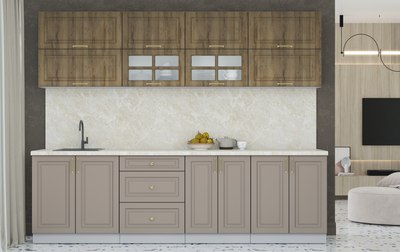 Кухонный гарнитур Интерлиния Мила Шато 2.7Б