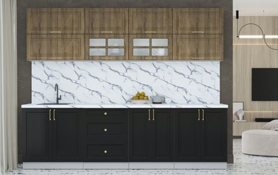 Кухонный гарнитур Интерлиния Мила Шато 2.7Б