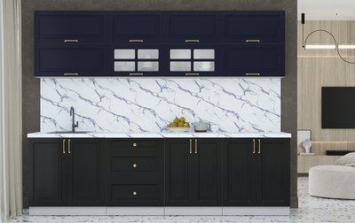 Кухонный гарнитур Интерлиния Мила Шато 2.7Б