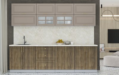 Кухонный гарнитур Интерлиния Мила Шато 2.7Б