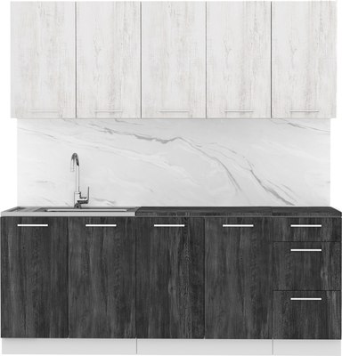 Кухонный гарнитур Артём-Мебель Оля СН-114 без стекла МДФ 2.0м  - фото