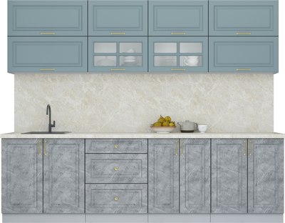 Кухонный гарнитур Интерлиния Мила Шато 2.7Б - фото