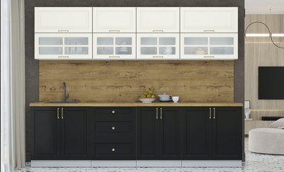 Кухонный гарнитур Интерлиния Мила Шато 2.8Б