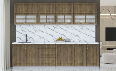 Кухонный гарнитур Интерлиния Мила Шато 2.8Б