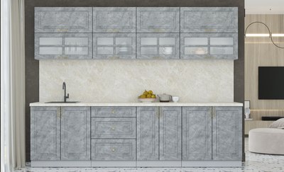 Кухонный гарнитур Интерлиния Мила Шато 2.8Б