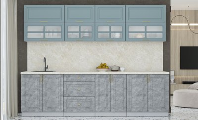 Кухонный гарнитур Интерлиния Мила Шато 2.8Б