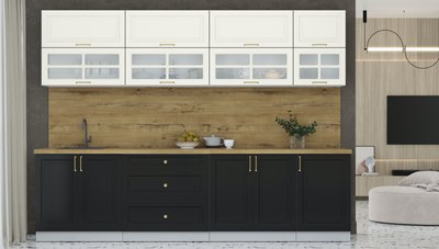 Кухонный гарнитур Интерлиния Мила Шато 2.9Б