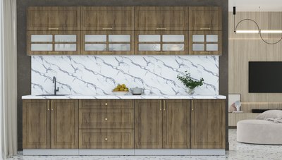 Кухонный гарнитур Интерлиния Мила Шато 2.9Б