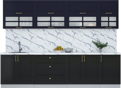 Кухонный гарнитур Интерлиния Мила Шато 2.9Б - фото