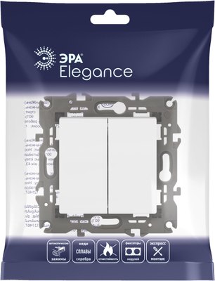 Выключатель ЭРА Elegance 14-1106-01М / Б0065791