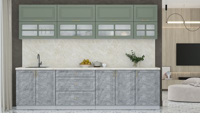 Кухонный гарнитур Интерлиния Мила Шато 2.9Б