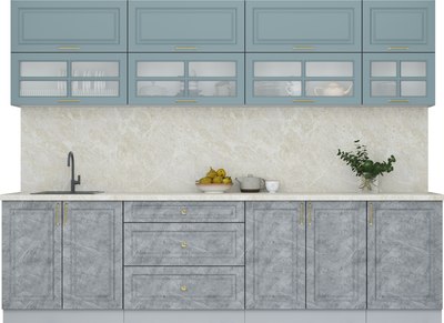 Кухонный гарнитур Интерлиния Мила Шато 2.9Б - фото