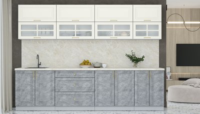 Кухонный гарнитур Интерлиния Мила Шато 3.0Б