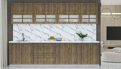 Кухонный гарнитур Интерлиния Мила Шато 3.0Б