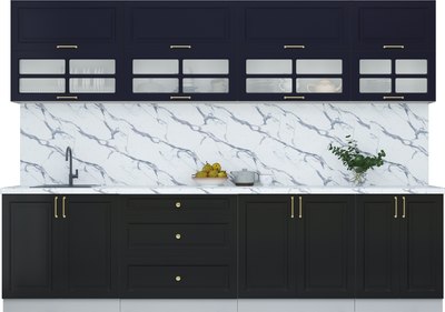 Кухонный гарнитур Интерлиния Мила Шато 3.0Б - фото