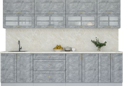 Кухонный гарнитур Интерлиния Мила Шато 3.0Б - фото