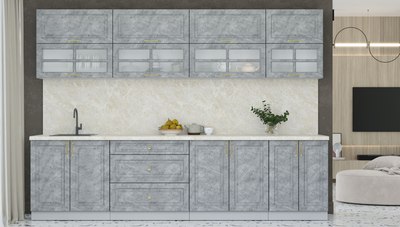 Кухонный гарнитур Интерлиния Мила Шато 3.0Б