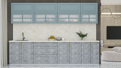 Кухонный гарнитур Интерлиния Мила Шато 3.0Б