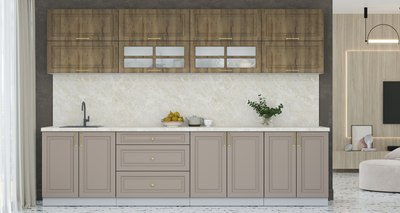 Кухонный гарнитур Интерлиния Мила Шато 3.1Б