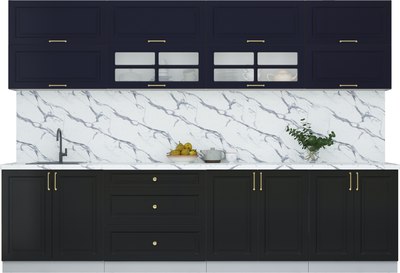 Кухонный гарнитур Интерлиния Мила Шато 3.1Б - фото