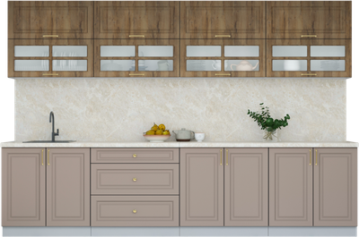 Кухонный гарнитур Интерлиния Мила Шато 3.2Б - фото