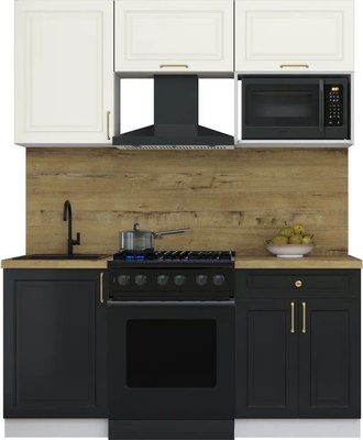 Кухонный гарнитур Интерлиния Мила Шато 1.7В - фото