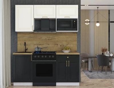 Кухонный гарнитур Интерлиния Мила Шато 1.7В