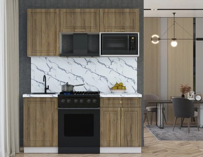 Кухонный гарнитур Интерлиния Мила Шато 1.7В