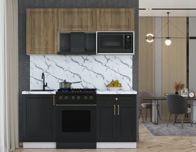 Кухонный гарнитур Интерлиния Мила Шато 1.7В