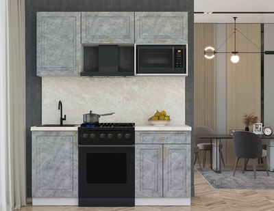 Кухонный гарнитур Интерлиния Мила Шато 1.7В