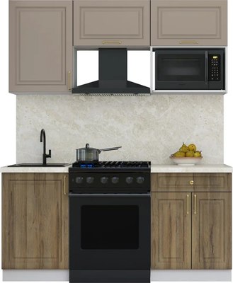 Кухонный гарнитур Интерлиния Мила Шато 1.7В - фото