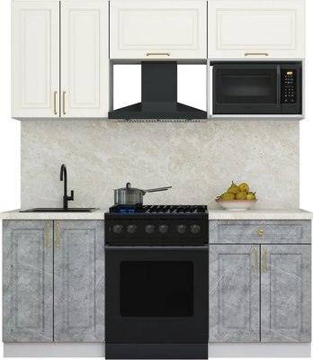 Кухонный гарнитур Интерлиния Мила Шато 1.8В - фото