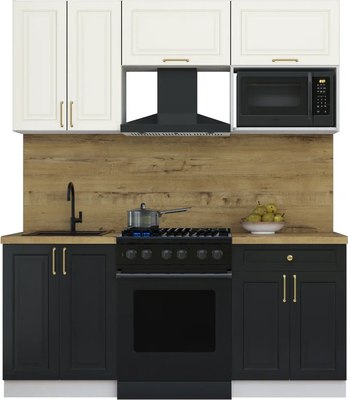 Кухонный гарнитур Интерлиния Мила Шато 1.8В - фото