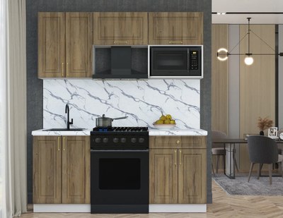 Кухонный гарнитур Интерлиния Мила Шато 1.8В