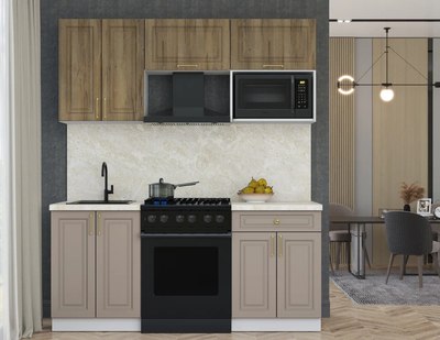 Кухонный гарнитур Интерлиния Мила Шато 1.8В