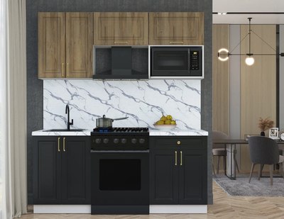 Кухонный гарнитур Интерлиния Мила Шато 1.8В