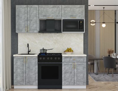 Кухонный гарнитур Интерлиния Мила Шато 1.8В