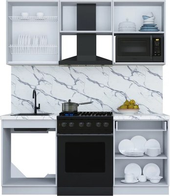 Кухонный гарнитур Интерлиния Мила Шато 1.8В