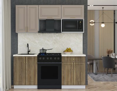 Кухонный гарнитур Интерлиния Мила Шато 1.8В