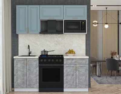 Кухонный гарнитур Интерлиния Мила Шато 1.8В