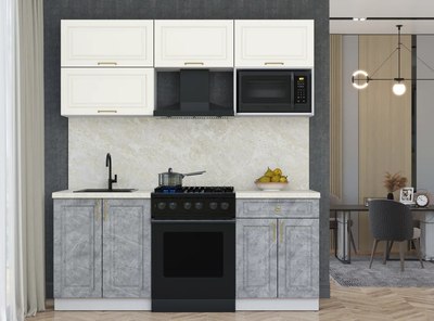 Кухонный гарнитур Интерлиния Мила Шато 1.9В